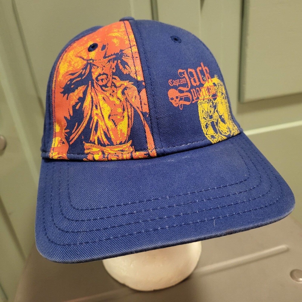 VTG Pirates of The Caribbean 2 Jack Sparrow Drew Pearson Walt‎ Disney Hat Cap